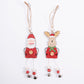 Conjunto de 2 Enfeites de Natal JOLLYCHARMS 4x8.5cm