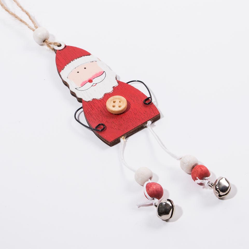 Conjunto de 2 Enfeites de Natal JOLLYCHARMS 4x8.5cm