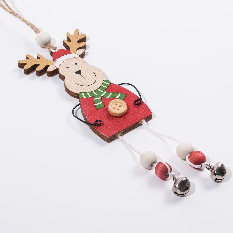 Conjunto de 2 Enfeites de Natal JOLLYCHARMS 4x8.5cm