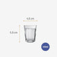 Conjunto de 24 Copos de Shot TUMBLER BAMBOO 4.5cl