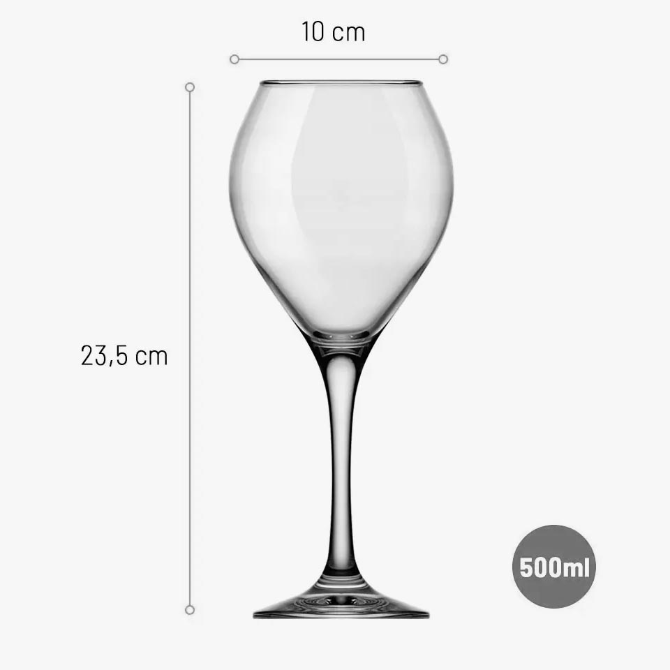 Conjunto de 6 Copos PRESTIGE STEMWARE 50cl