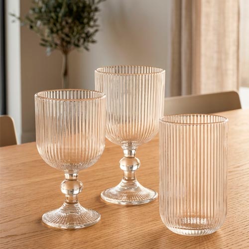 Conjunto de 6 Copos RIBBED 24cl