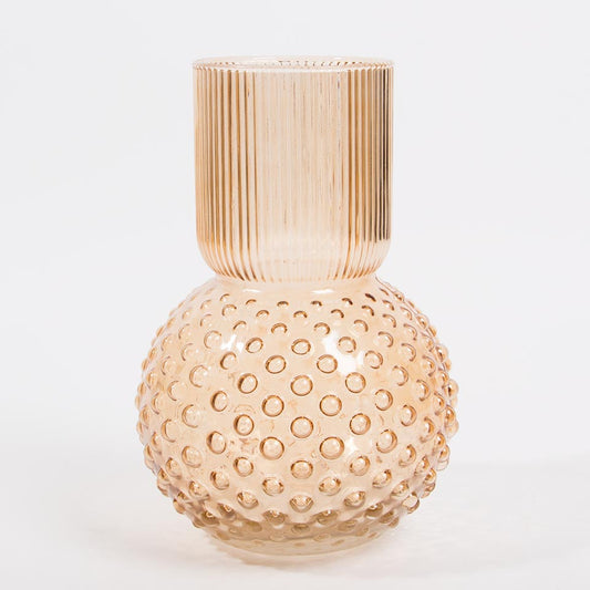 Jarra STRIPE DOT Âmbar D.19x30cm