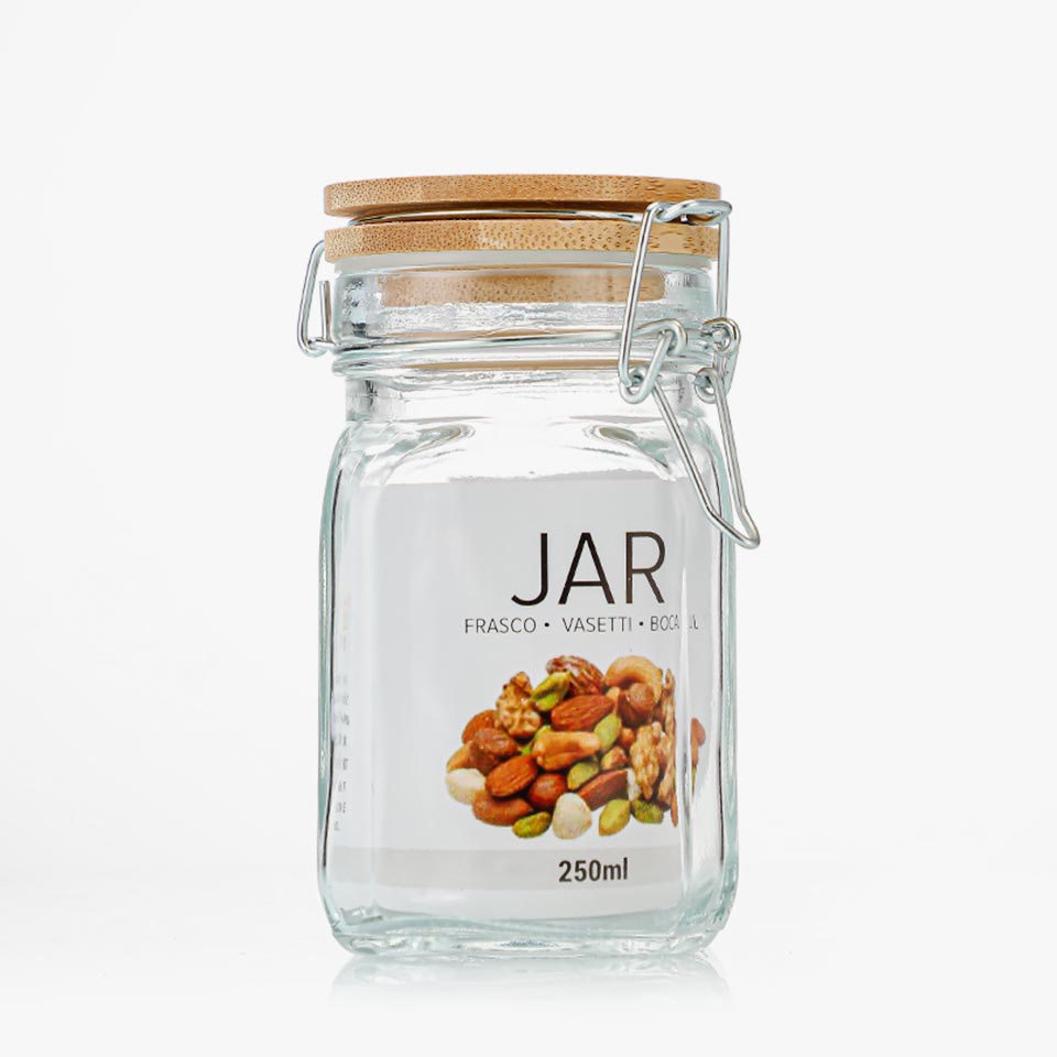 BAMBOO JAR Square Bottle 25cl