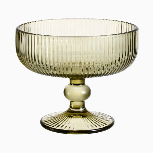 Conjunto 6 Taças de Sobremesa RIBBED Verde 26cl