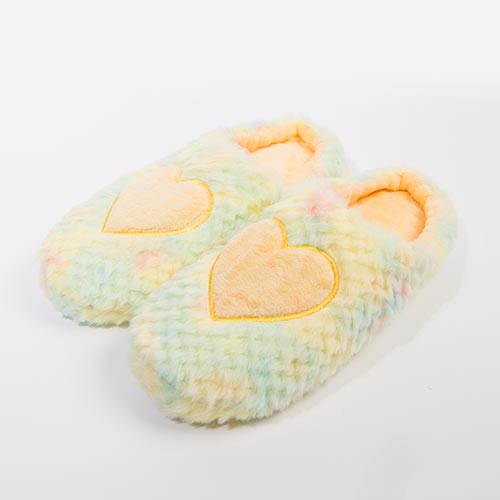 Chinelos de Quarto RAINBOW HEART Amarelo