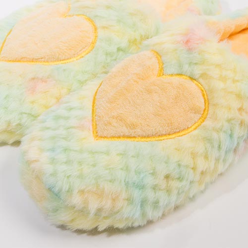 Chinelos de Quarto RAINBOW HEART Amarelo