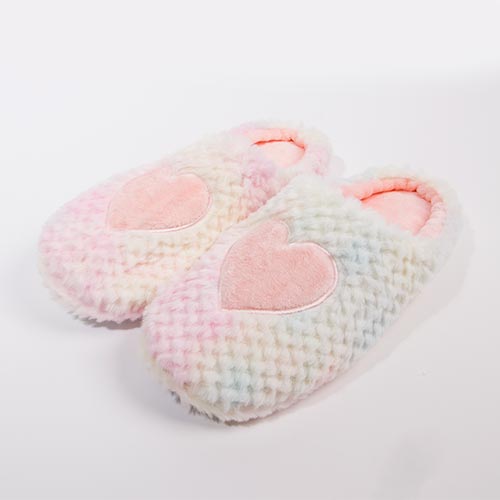 Chinelos de Quarto RAINBOW HEART Rosa