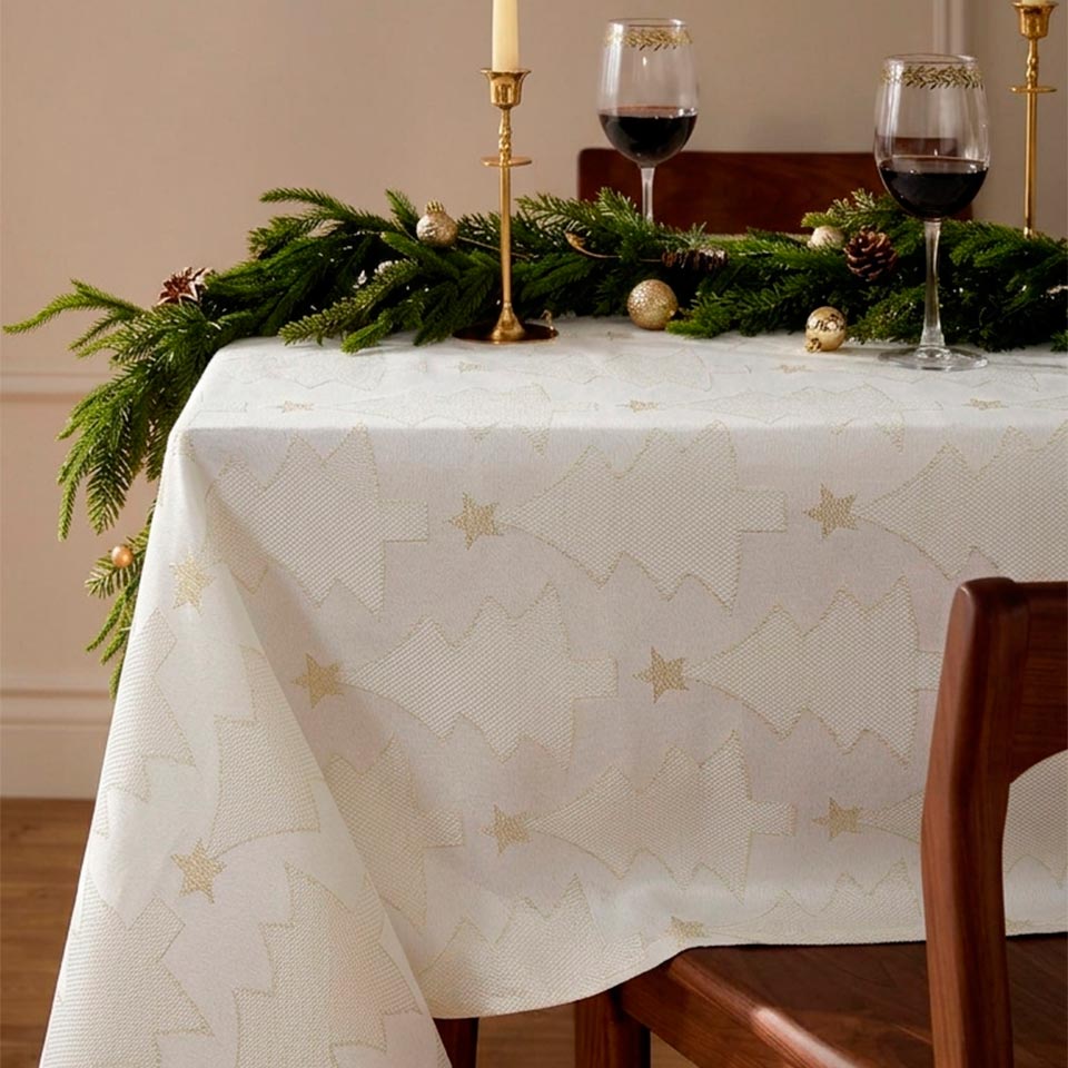 ALMÉA Red Tablecloth 140x200cm