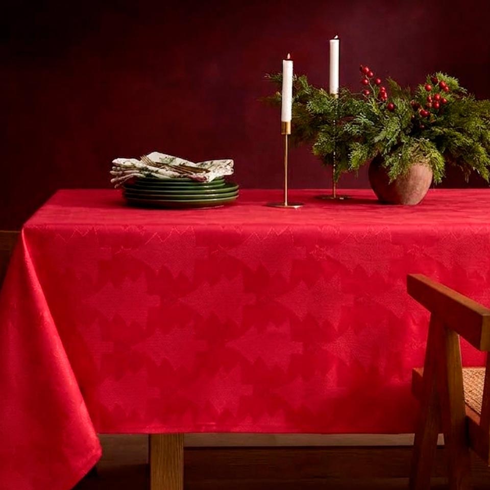 Toalha de Mesa KEMI Vermelho 140x200cm