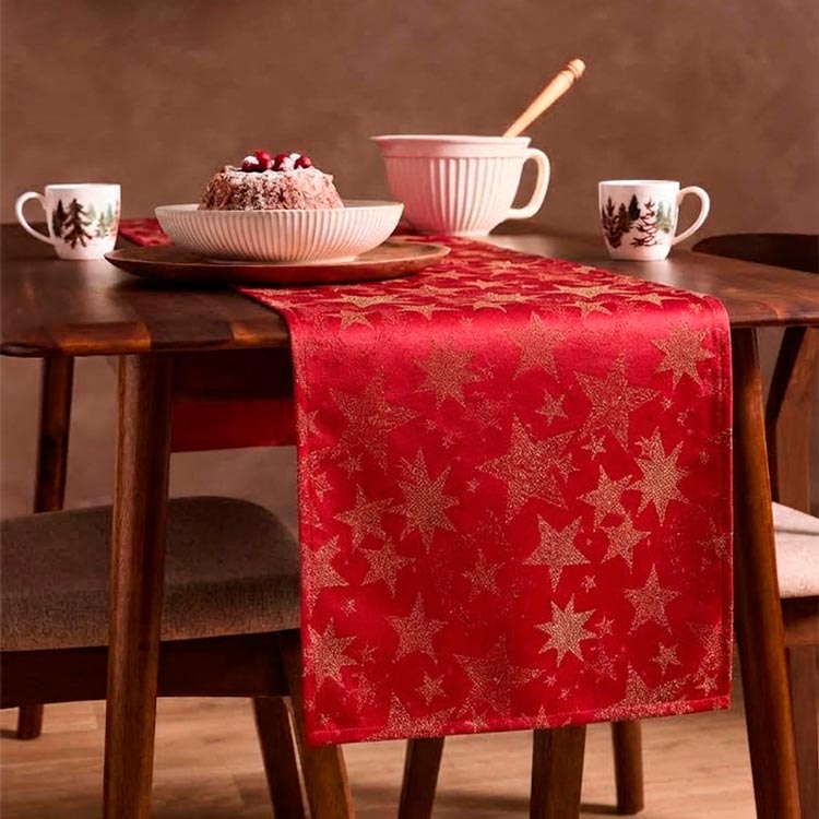 Corre-Mesa INARI Vermelho 45x150cm