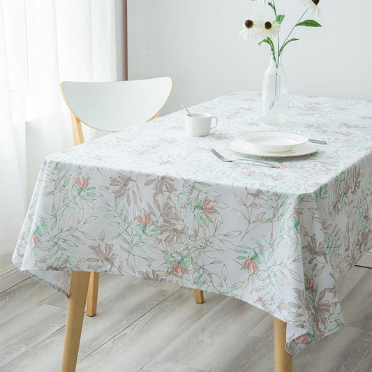 PLANTS Pink Tablecloth 140x200cm