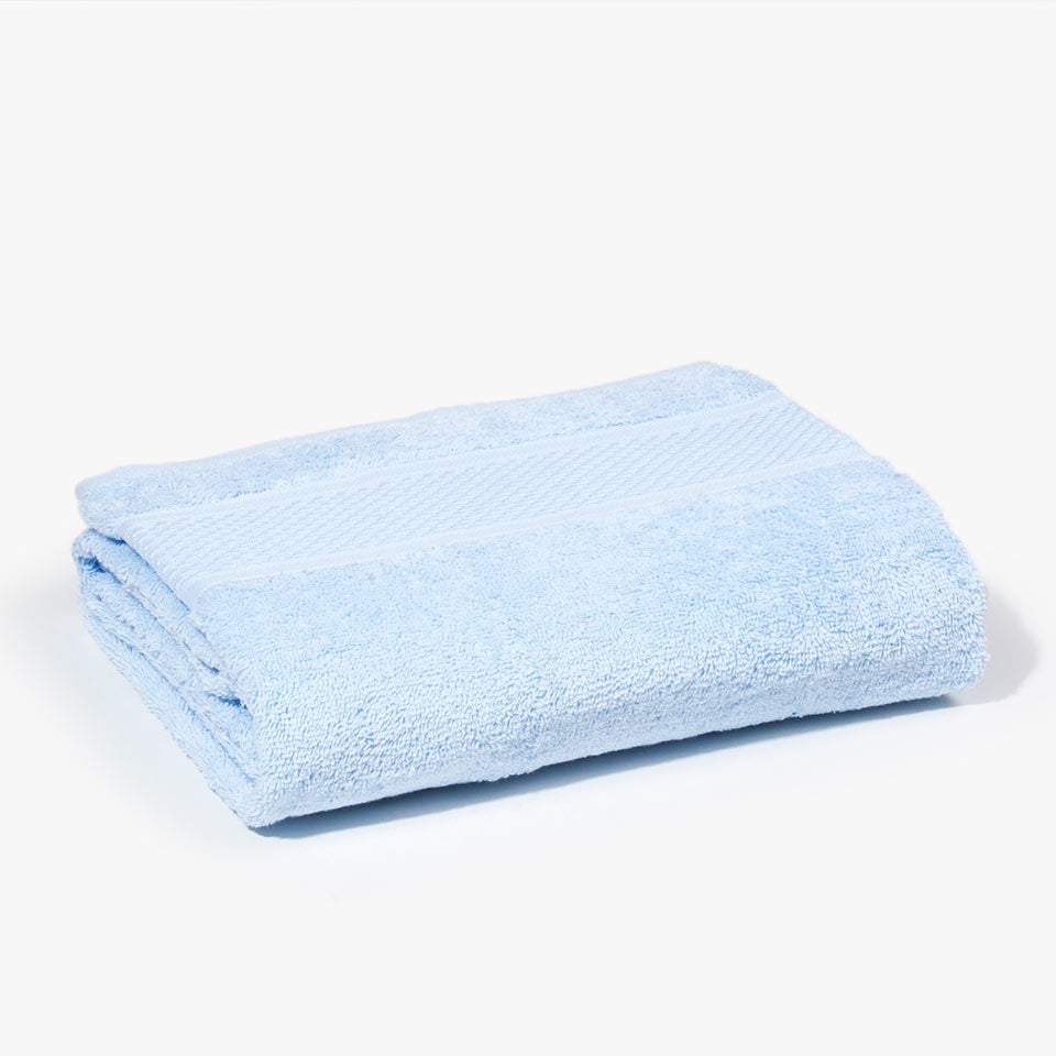 Light Blue MESH Bath Towel 90x140cm