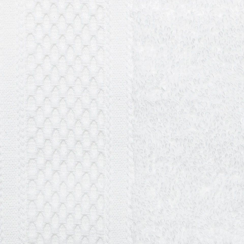 White MESH Face Towel 50x90cm