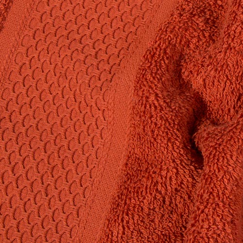 Orange MESH bath towel 90x140cm