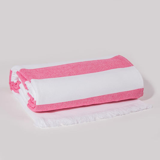 SUN LOVERS Pink Beach Towel