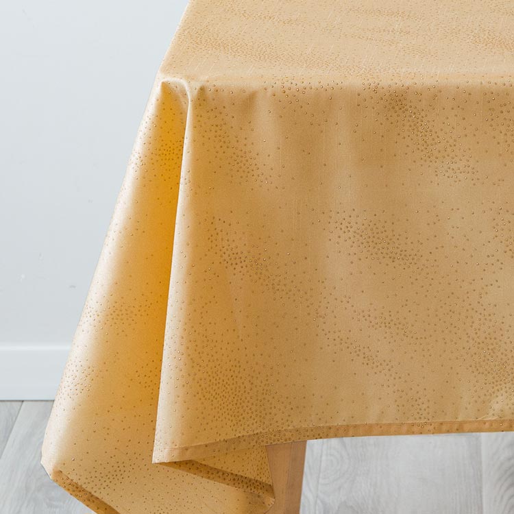 FESTIVE Gold Glitter Tablecloth 140x300cm