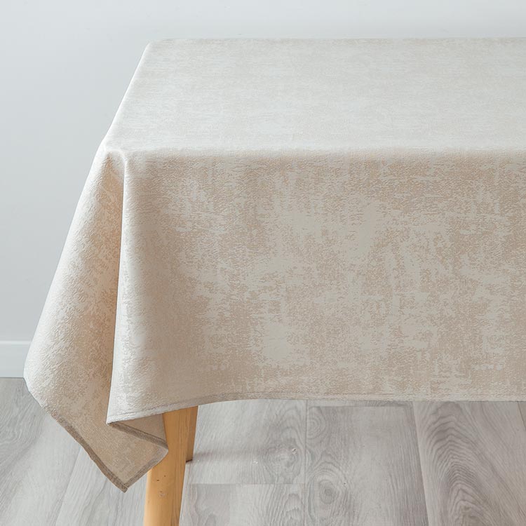 Toalha de Mesa FESTIVE COLLECTION Bege 140x200cm