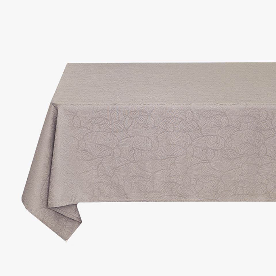 Toalha de Mesa NIVA Taupe 140x300cm