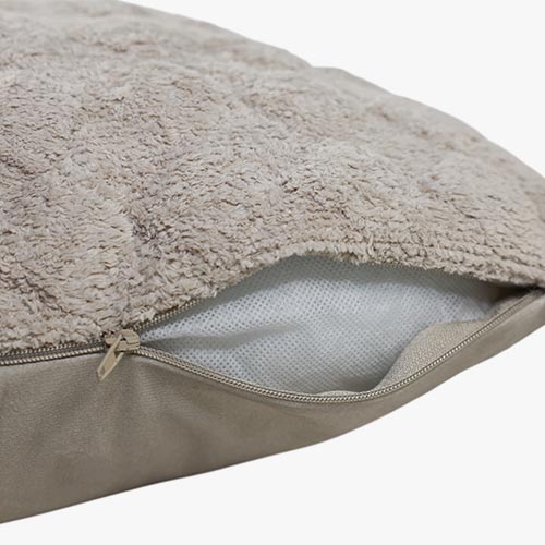 Capa de Almofada STVORCE Taupe 45x45cm
