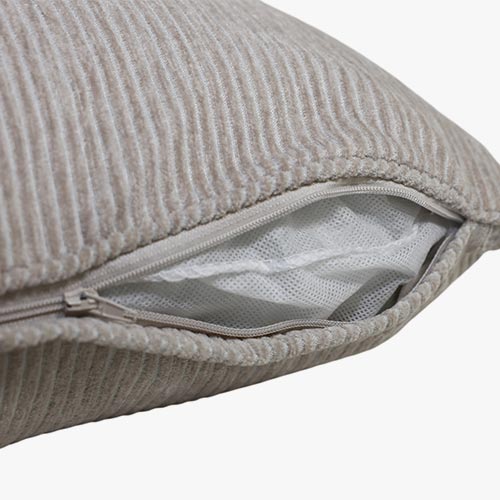 Capa de Almofada BOMBAZINA Taupe 45x45cm