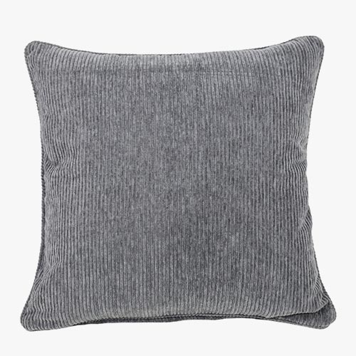 Capa de Almofada BOMBAZINA Cinza Escuro 45x45cm