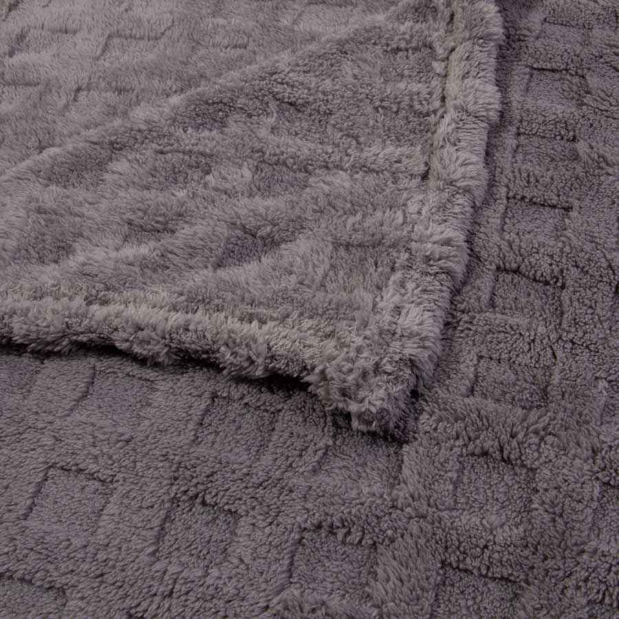 Manta WAFFLE Cinza 150x200cm