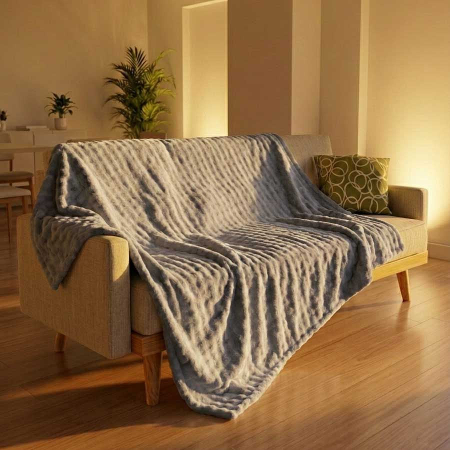 Manta DEKEN Cinza 150x200cm