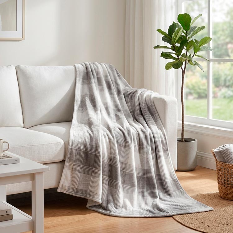 Manta KILT Cinza 150x200cm