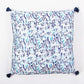 FLORÉA Blue Decorative Pillow 43x43cm