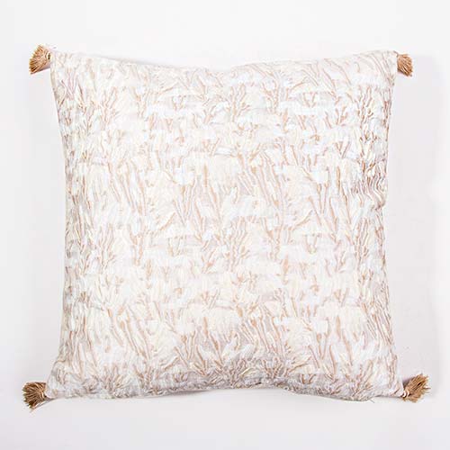 Almofada Decorativa FLORÉA Bege 43x43cm