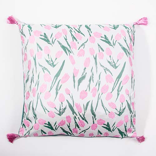 Almofada Decorativa TULIPE Rosa 45x45cm