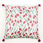 Red Tulip Decorative Pillow 45x45cm