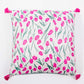 Pink Tulip Decorative Pillow 45x45cm