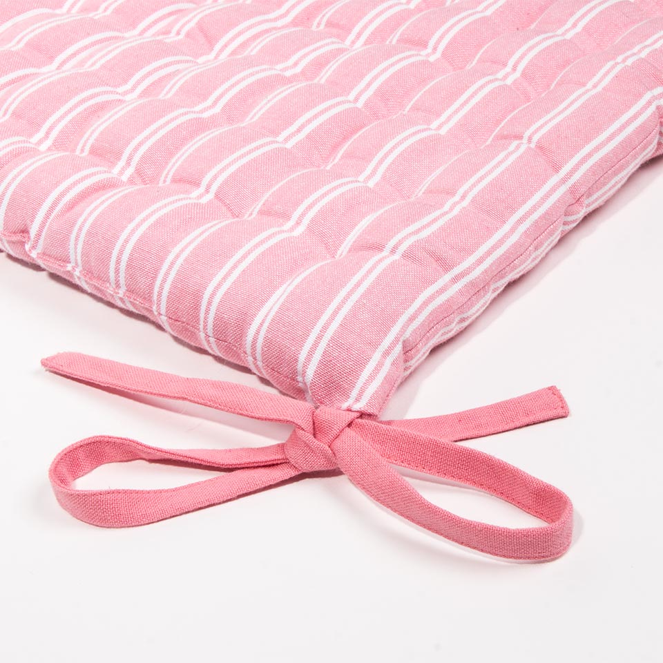 Cushion DOUBLE LISTS Pink 40x40cm