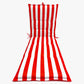 COLE Red Lounger Cushion 183x56cm