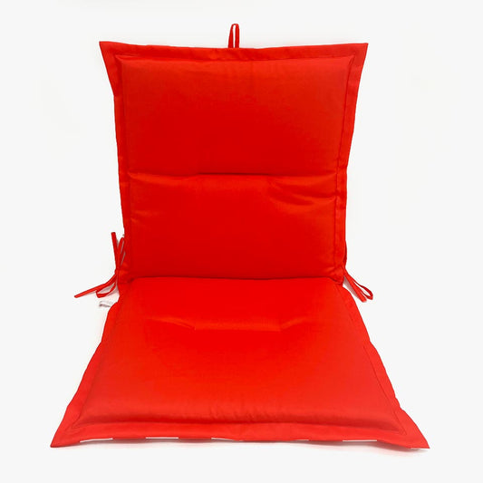 COLE Waterproof Chair Cushion Red 98x3.5cm