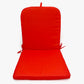 ROUND COLE Waterproof Chair Cushion Red 95x5cm