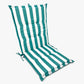 COLE Turquoise Waterproof Chair Cushion 120x6cm