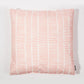 CROSS SRIPES Pink Waterproof Cushion 45x45cm