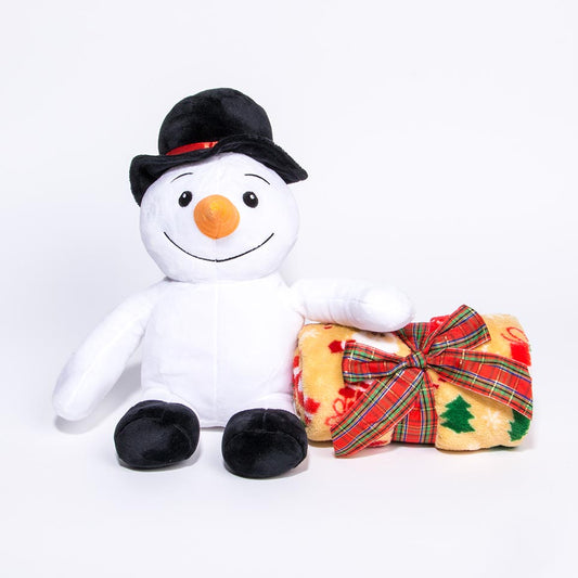 Manta com Peluche SNOWMAN