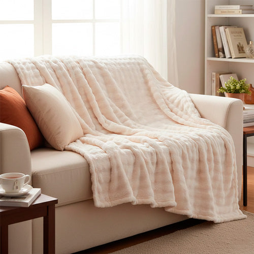 Manta KONFOR Marfim 150x200cm