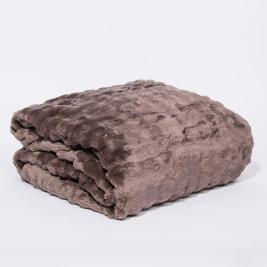 KONFOR Dark Brown Blanket 150x200cm