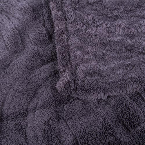 SAMMY Dark Grey Blanket 125X150cm