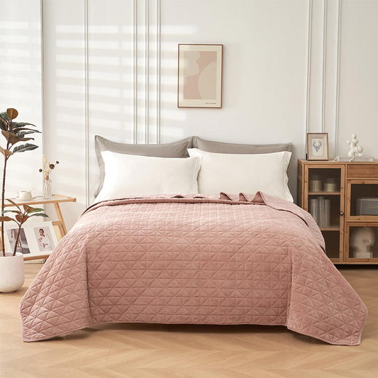 BOMBAZINE Pink Bedspread 220x240cm