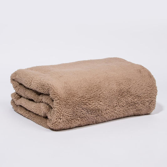 KOBERS Brown Blanket 120x150cm