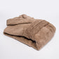 KOBERS Men's Bathrobe Brown L/XL