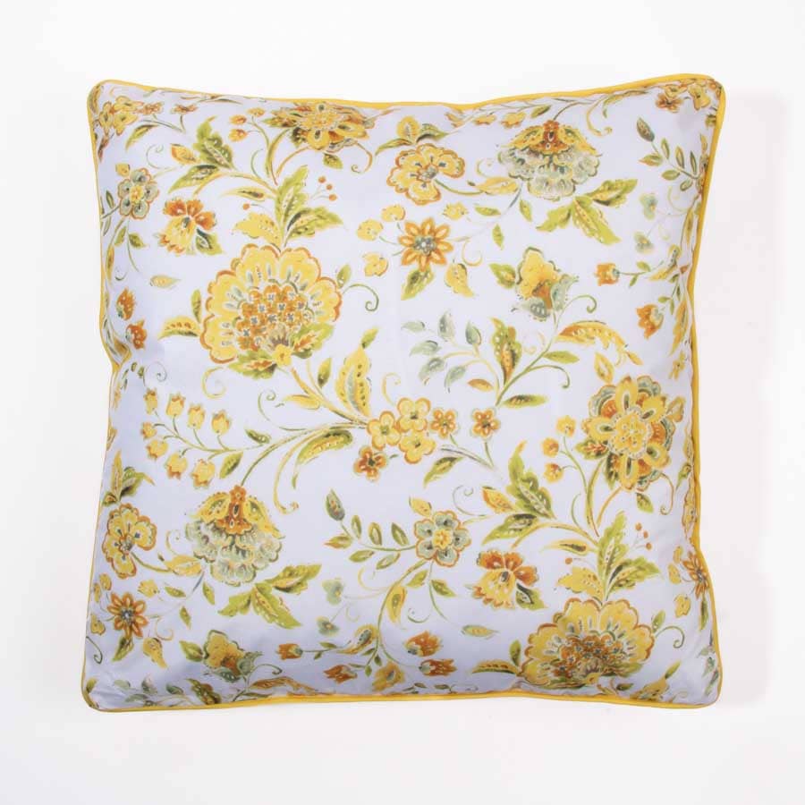Waterproof Boston Yellow Cushion 45x45cm