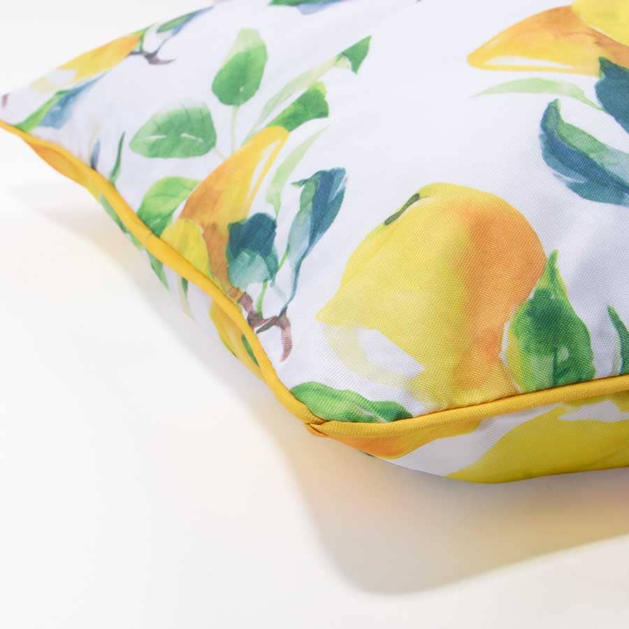 Waterproof Boston Yellow Cushion 45x45cm