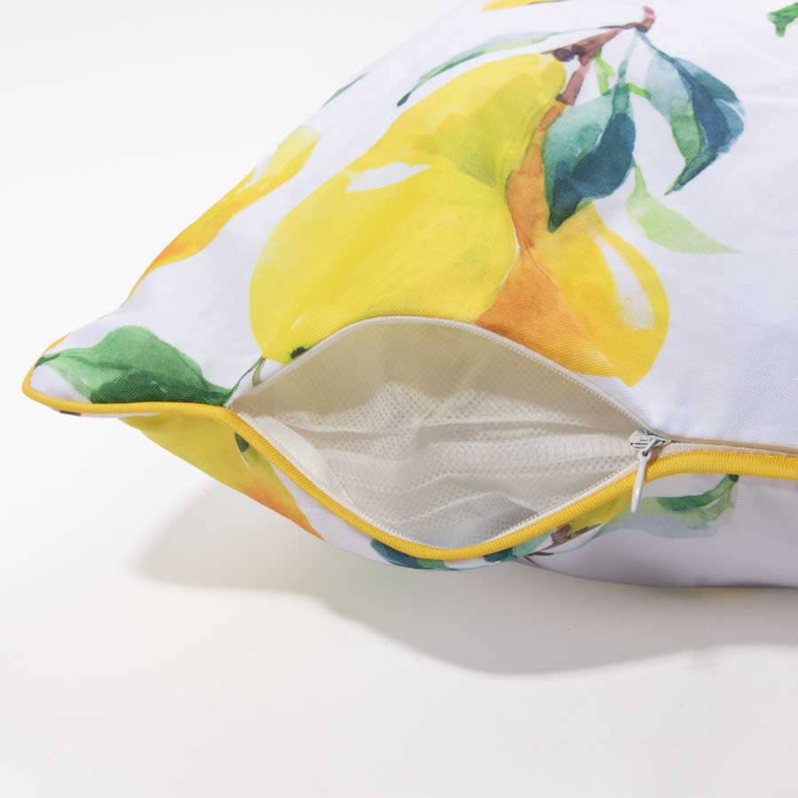 Waterproof Boston Yellow Cushion 45x45cm